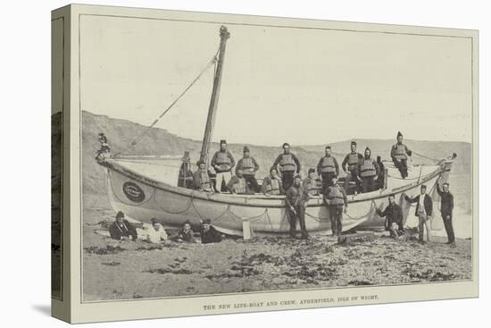 The New Life-Boat and Crew, Atherfield, Isle of Wight-null-Stretched Canvas