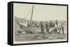 The New Life-Boat and Crew, Atherfield, Isle of Wight-null-Framed Stretched Canvas