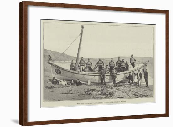 The New Life-Boat and Crew, Atherfield, Isle of Wight-null-Framed Giclee Print