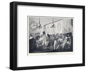 The New Lloyd's Coffee House Pope's Head Alley London-null-Framed Art Print