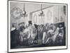 The New Lloyd's Coffee House Pope's Head Alley London-null-Mounted Art Print