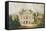 The New Lodge, Richmond Park, from Ackermann's 'Repository of Arts', Published C.1826-John Gendall-Framed Stretched Canvas