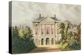 The New Lodge, Richmond Park, from Ackermann's 'Repository of Arts', Published C.1826-John Gendall-Stretched Canvas