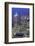 The New London Financial District in the Docklands at Dusk.-David Bank-Framed Photographic Print