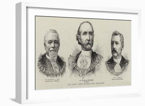 The New Lord Mayor and Sheriffs-null-Framed Giclee Print