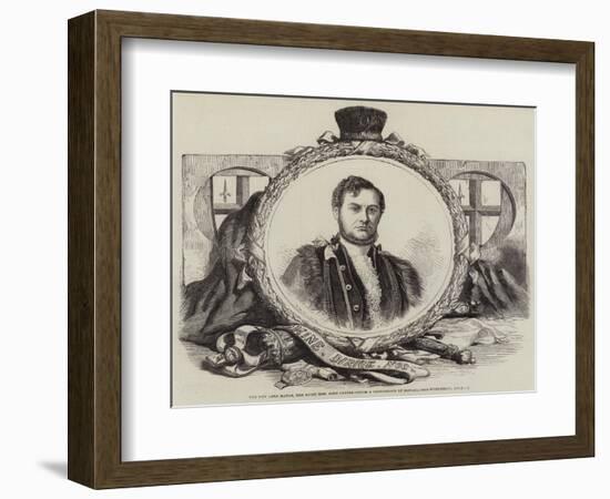 The New Lord Mayor, the Right Honourable John Carter-null-Framed Giclee Print