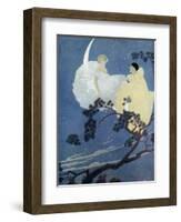 The New Man in the Moon-S. Longley-Framed Art Print