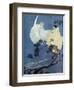 The New Man in the Moon-S. Longley-Framed Art Print