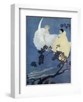 The New Man in the Moon-S. Longley-Framed Art Print