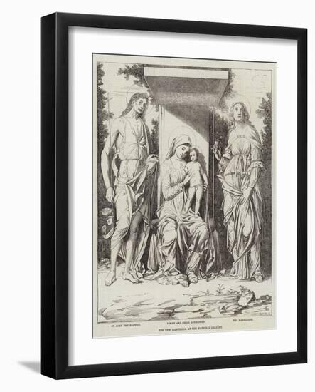 The New Mantegna, at the National Gallery-Andrea Mantegna-Framed Giclee Print