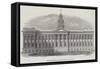 The New Medical College Hospital, Calcutta-null-Framed Stretched Canvas