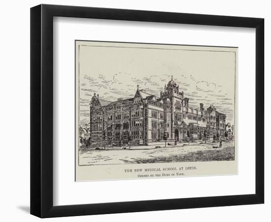 The New Medical School at Leeds, Opened by the Duke of York-null-Framed Premium Giclee Print