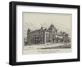 The New Medical School at Leeds, Opened by the Duke of York-null-Framed Premium Giclee Print