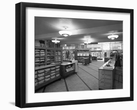 The New Mens Central Tailoring Department at the Co-Op, Barnsley, South Yorkshire, 1961-Michael Walters-Framed Photographic Print