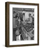 The New Metric System of Buying Food, Stocksbridge, Near Sheffield, South Yorkshire, 1966-Michael Walters-Framed Photographic Print