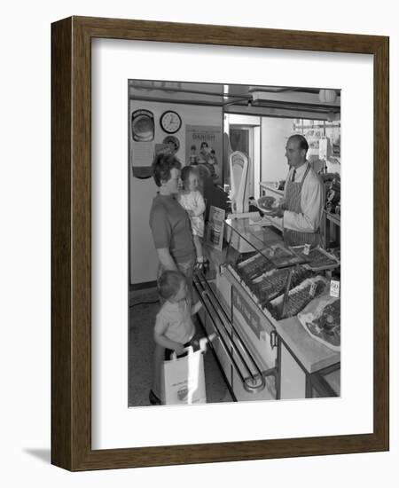 The New Metric System of Buying Food, Stocksbridge, Near Sheffield, South Yorkshire, 1966-Michael Walters-Framed Photographic Print