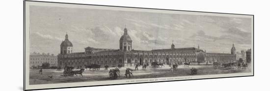 The New Metropolitan Meat and Poultry Market, Smithfield-null-Mounted Giclee Print