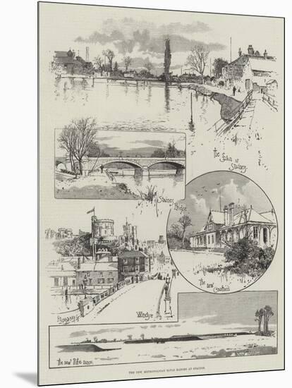 The New Metropolitan Rifle Ranges at Staines-Joseph Holland Tringham-Mounted Giclee Print