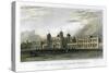 The New Military Academy Woolwich, Kent, C1829-J Rogers-Stretched Canvas