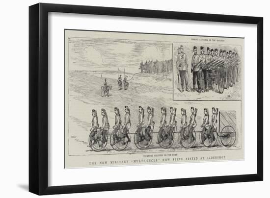 The New Military Multi-Cycle Now Being Tested at Aldershot-null-Framed Giclee Print