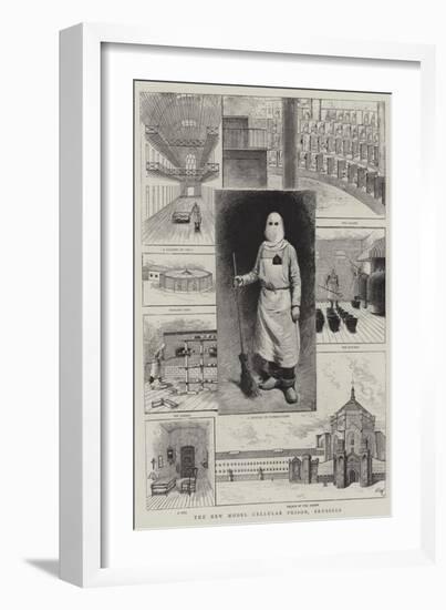 The New Model Cellular Prison, Brussels-Adrien Emmanuel Marie-Framed Giclee Print