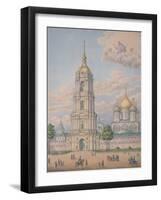 The New Monastery of the Saviour in Moscow, 1851-Alexander Sergeyevich Kutepov-Framed Giclee Print