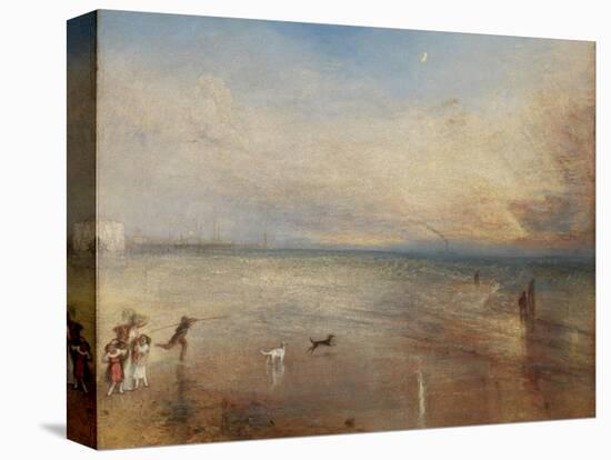 The New Moon; Or, 'I've Lost My Boat, You Shan't Have Your Hoop'-J. M. W. Turner-Stretched Canvas