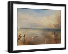 The New Moon; Or, 'I've Lost My Boat, You Shan't Have Your Hoop'-J. M. W. Turner-Framed Premium Giclee Print