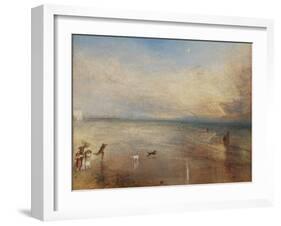 The New Moon; Or, 'I've Lost My Boat, You Shan't Have Your Hoop'-J. M. W. Turner-Framed Premium Giclee Print