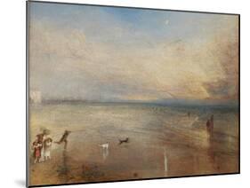 The New Moon; Or, 'I've Lost My Boat, You Shan't Have Your Hoop'-J. M. W. Turner-Mounted Premium Giclee Print
