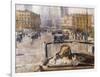 The New Moscow-Yuri Ivanovich Pimenov-Framed Art Print