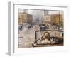 The New Moscow-Yuri Ivanovich Pimenov-Framed Art Print