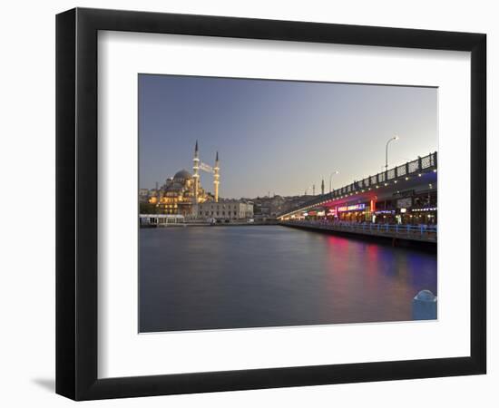 The New Mosque, Istanbul, Turkey, Europe, Eurasia-Simon Montgomery-Framed Photographic Print