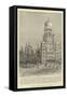 The New Municipal Buildings at Bombay-Henry William Brewer-Framed Stretched Canvas