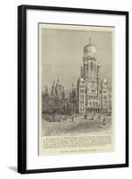 The New Municipal Buildings at Bombay-Henry William Brewer-Framed Giclee Print
