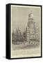 The New Municipal Buildings at Bombay-Henry William Brewer-Framed Stretched Canvas