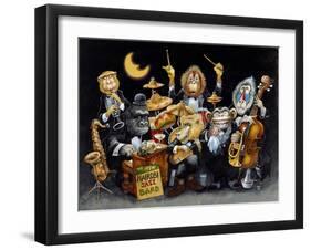 The New Nairobi Jazz Band-Bill Bell-Framed Giclee Print