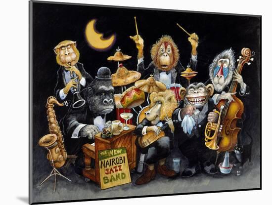 The New Nairobi Jazz Band-Bill Bell-Mounted Giclee Print