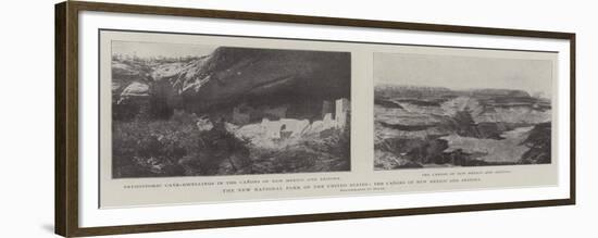 The New National Park of the United States, the Canons of New Mexico and Arizona-null-Framed Giclee Print