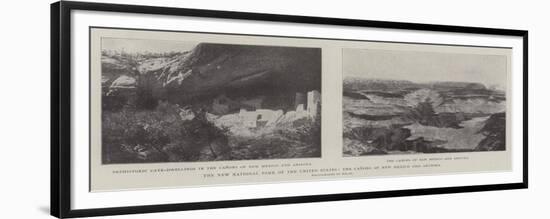 The New National Park of the United States, the Canons of New Mexico and Arizona-null-Framed Giclee Print