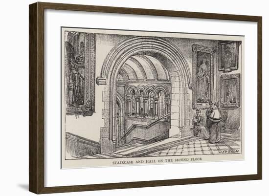 The New National Portrait Gallery-Henry William Brewer-Framed Giclee Print