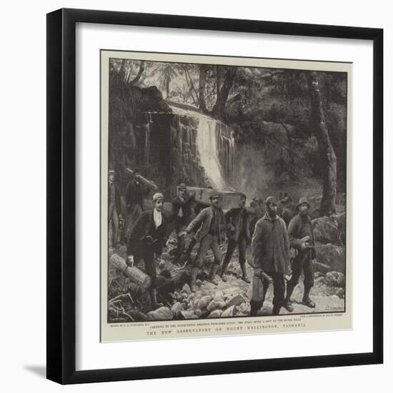 The New Observatory on Mount Wellington, Tasmania-Charles Joseph Staniland-Framed Giclee Print