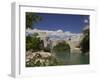 The New Old Bridge Over the Fast Flowing River Neretva, Mostar, Bosnia, Bosnia-Hertzegovina-Graham Lawrence-Framed Photographic Print