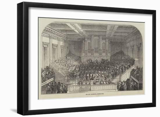 The New Orchestra, Exeter Hall-null-Framed Giclee Print