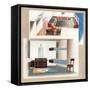 The New Orient Liner Contributes Toward a New Standard of Decoration, 1935-null-Framed Stretched Canvas