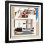 The New Orient Liner Contributes Toward a New Standard of Decoration, 1935-null-Framed Giclee Print