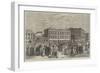 The New Oriental Bank and Share-Market, Bombay-null-Framed Giclee Print