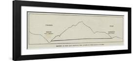 The New Overland Route and the Railway Tunnel of the Alps-null-Framed Giclee Print