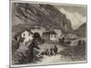 The New Overland Route to India, the Railway Tunnel under Mont Cenis, South End, at Bardonneche-null-Mounted Giclee Print