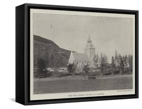 The New Parish Church at Crathie-null-Framed Stretched Canvas